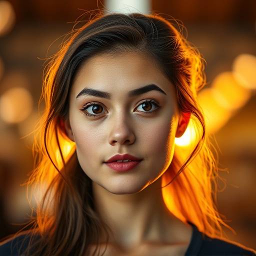 A young woman confidently looking toward a bright and promising career path, representing career growth and opportunities after upskilling.